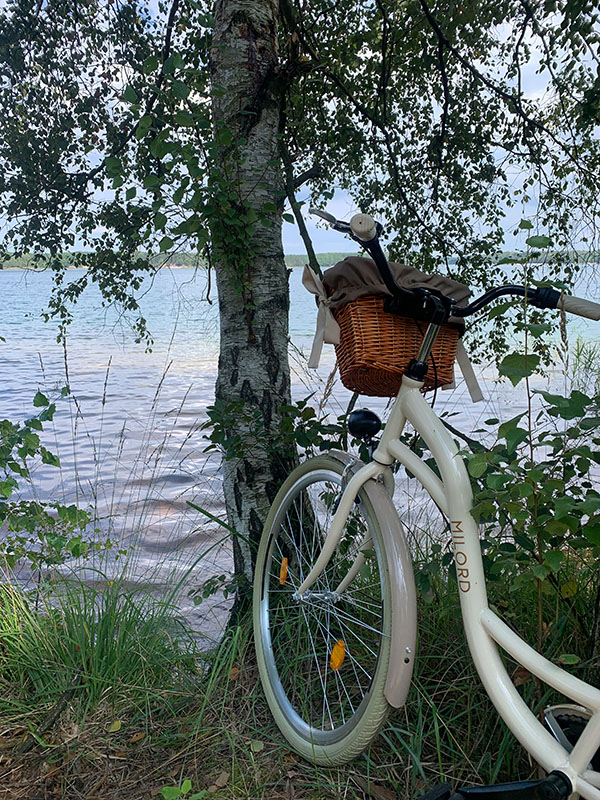Fahrrad am Senftenberger See